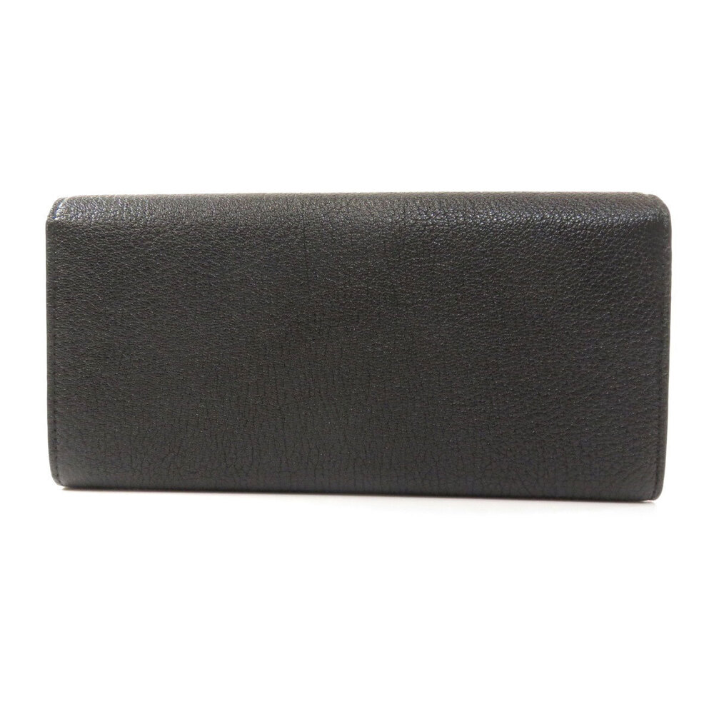 Miu Miu leather Wallet motif long Black
